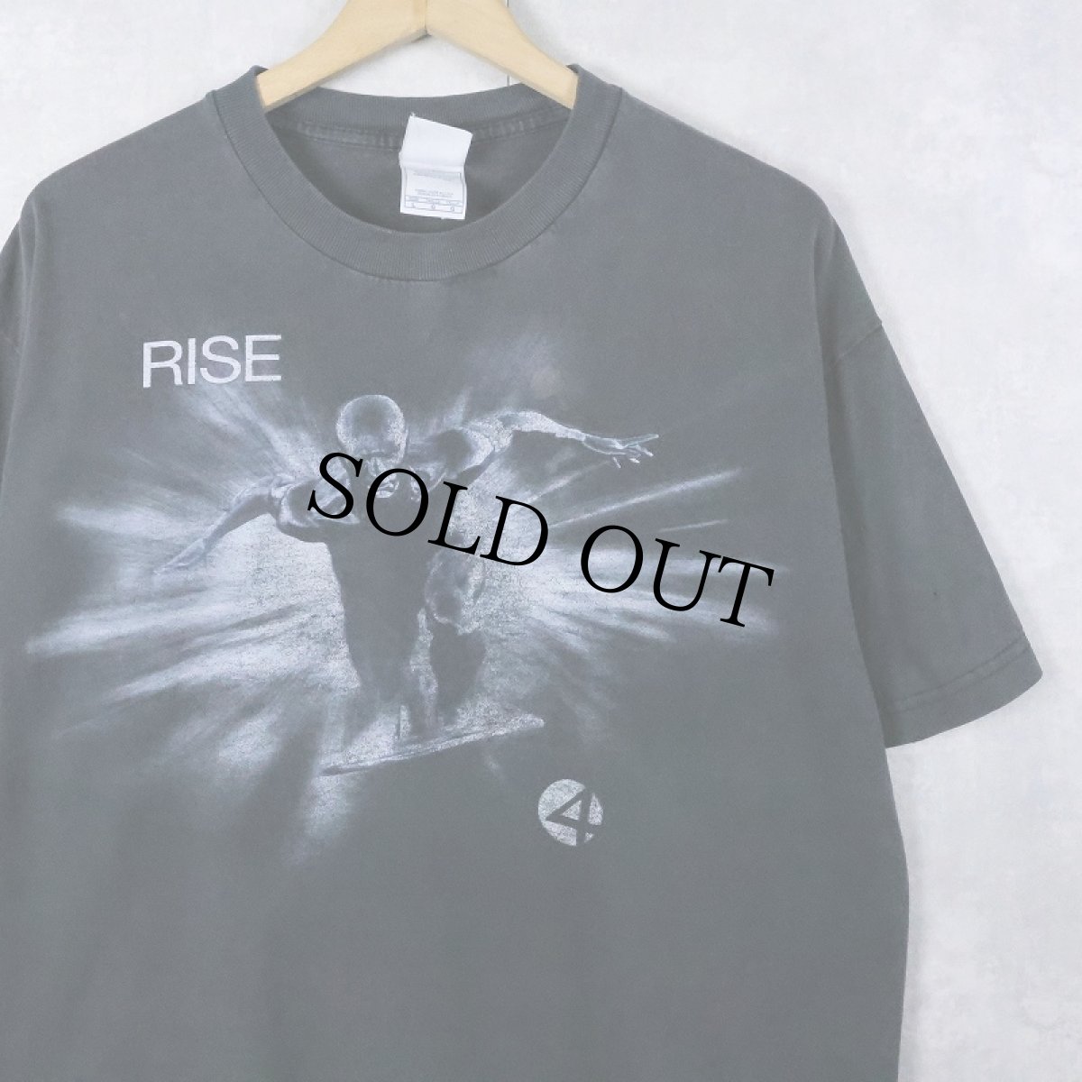 画像1: 2007 Fantastic Four Rise of the Silver Surfer 映画プリントTシャツ BLACK L (1)