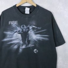 画像1: 2007 Fantastic Four Rise of the Silver Surfer 映画プリントTシャツ BLACK L (1)