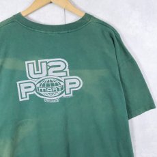 画像2: 90's U2 "POP MART TOUR 97" ロックバンドツアーTシャツ XL (2)