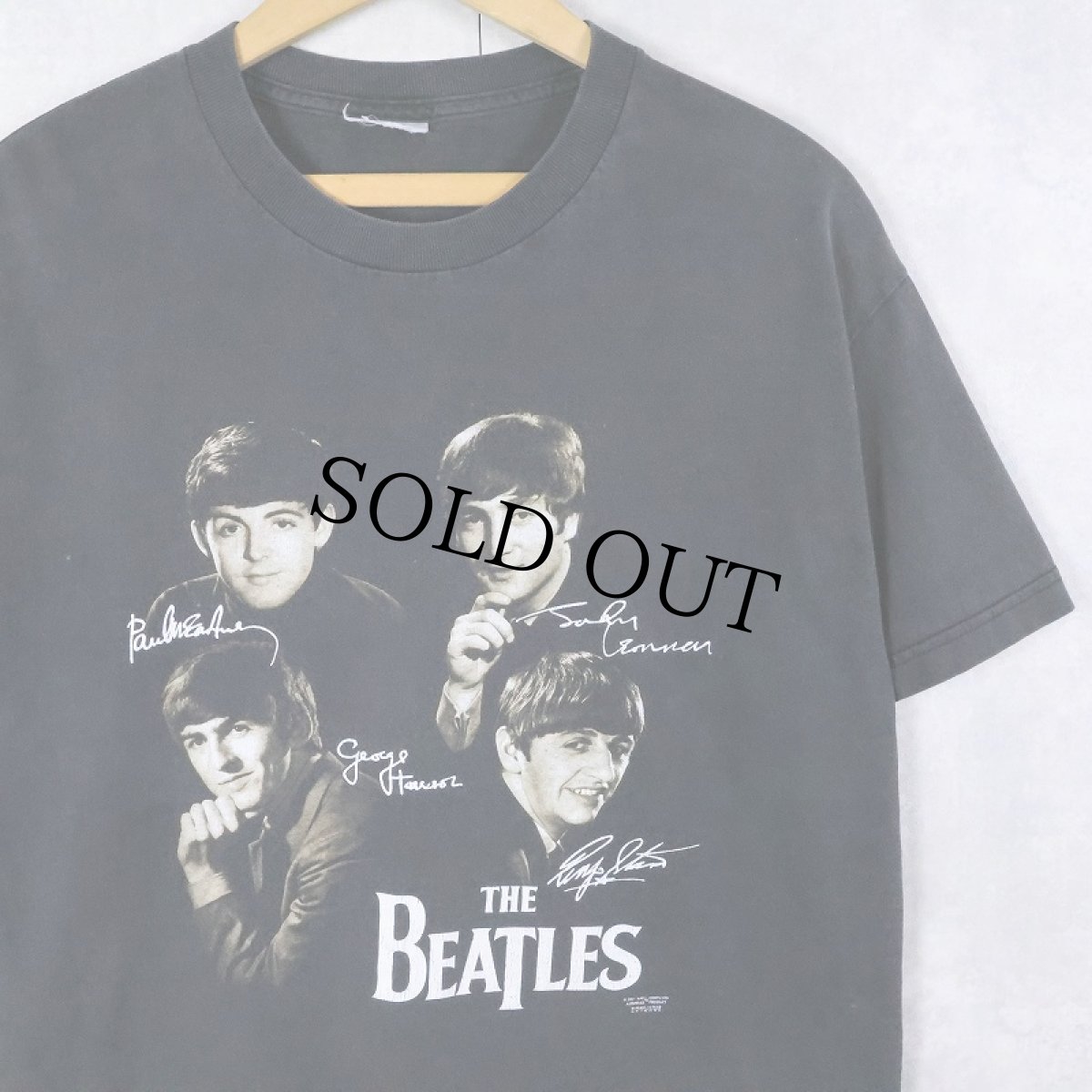 画像1: 2000's THE BEATLES ロックバンドTシャツ BLACK (1)