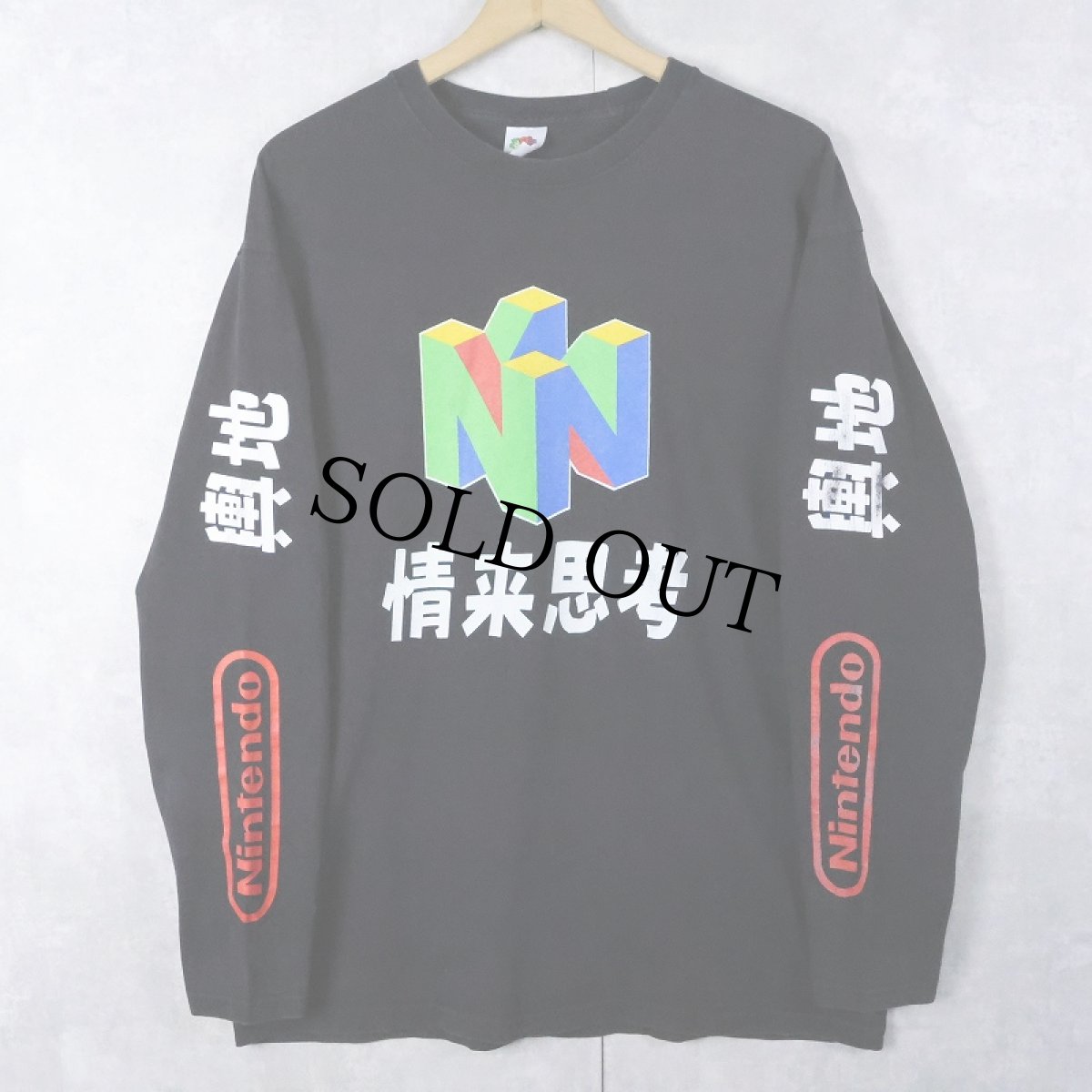 画像1: Nintendo 64 "情来思考" ゲームプリントロンT BLACK L (1)