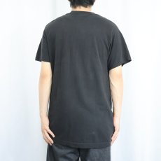 画像3: 90's FRUIT OF THE LOOM USA製 無地 ポケットTシャツ BLACK L (3)