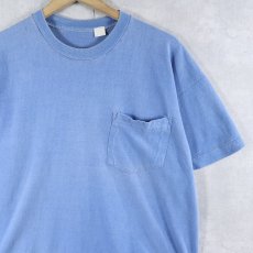 画像1: 〜90's 無地 ポケットTシャツ (1)