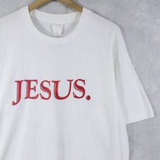 画像1: 90's "JESUS." ジーザスプリントTシャツ (1)