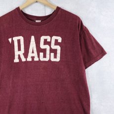 画像1: 60's〜 Stackton "'RASS" プリントTシャツ L (1)