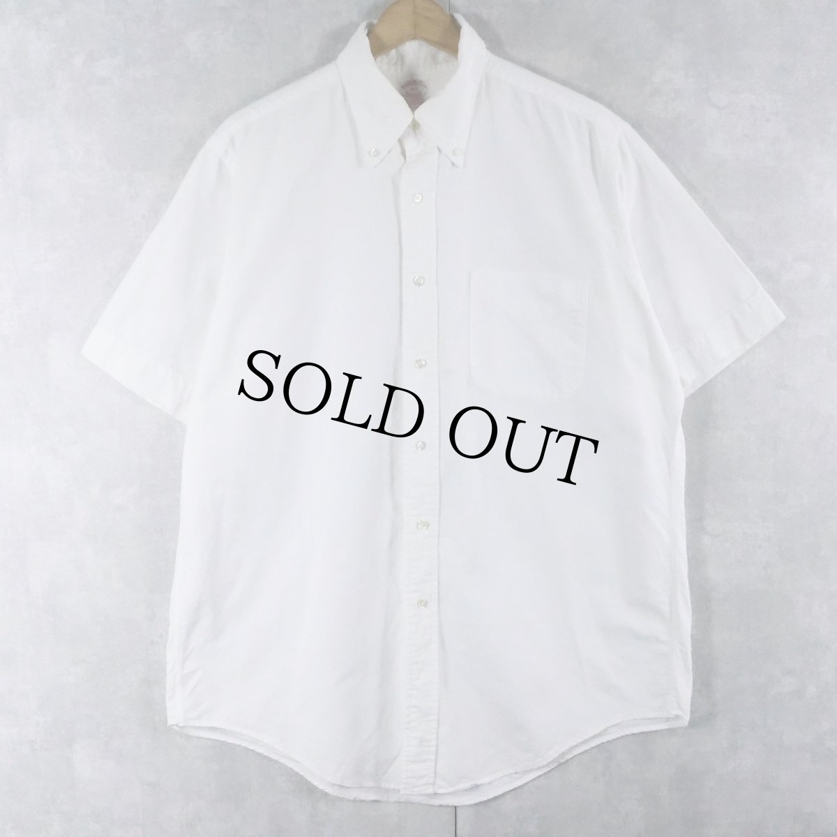 画像1: 90's Brooks Brothers USA製 "Makers" コットンボタンダウンシャツ SIZE15 1/2 (1)