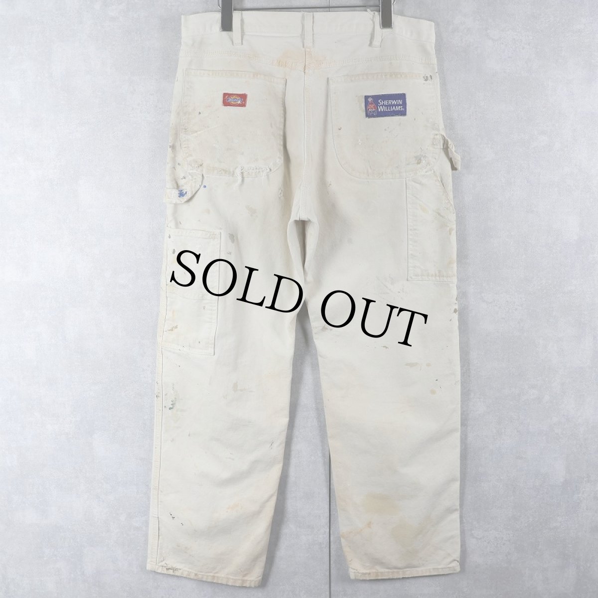 画像2: Dickies × SHERWIN WILLIAMS ペンキペイント ペインターパンツ W34 (2)