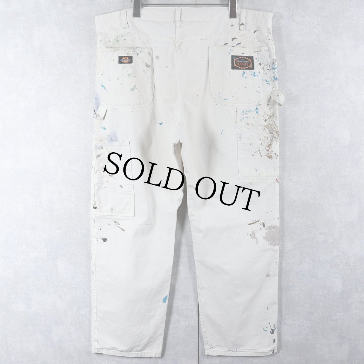 画像2: Dickies ペンキペイント ペインターパンツ W40 (2)