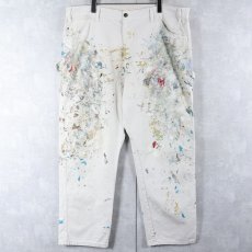 画像1: Dickies ペンキペイント ペインターパンツ W40 (1)
