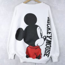 画像2: 80〜90's Disney MICKEY MOUSE USA製 キャラクタープリントスウェット L (2)