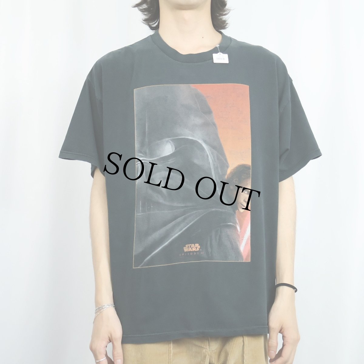 画像2: STAR WARS SF映画プリントＴシャツ BLACK XL (2)