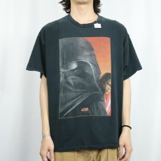 画像2: STAR WARS SF映画プリントＴシャツ BLACK XL (2)