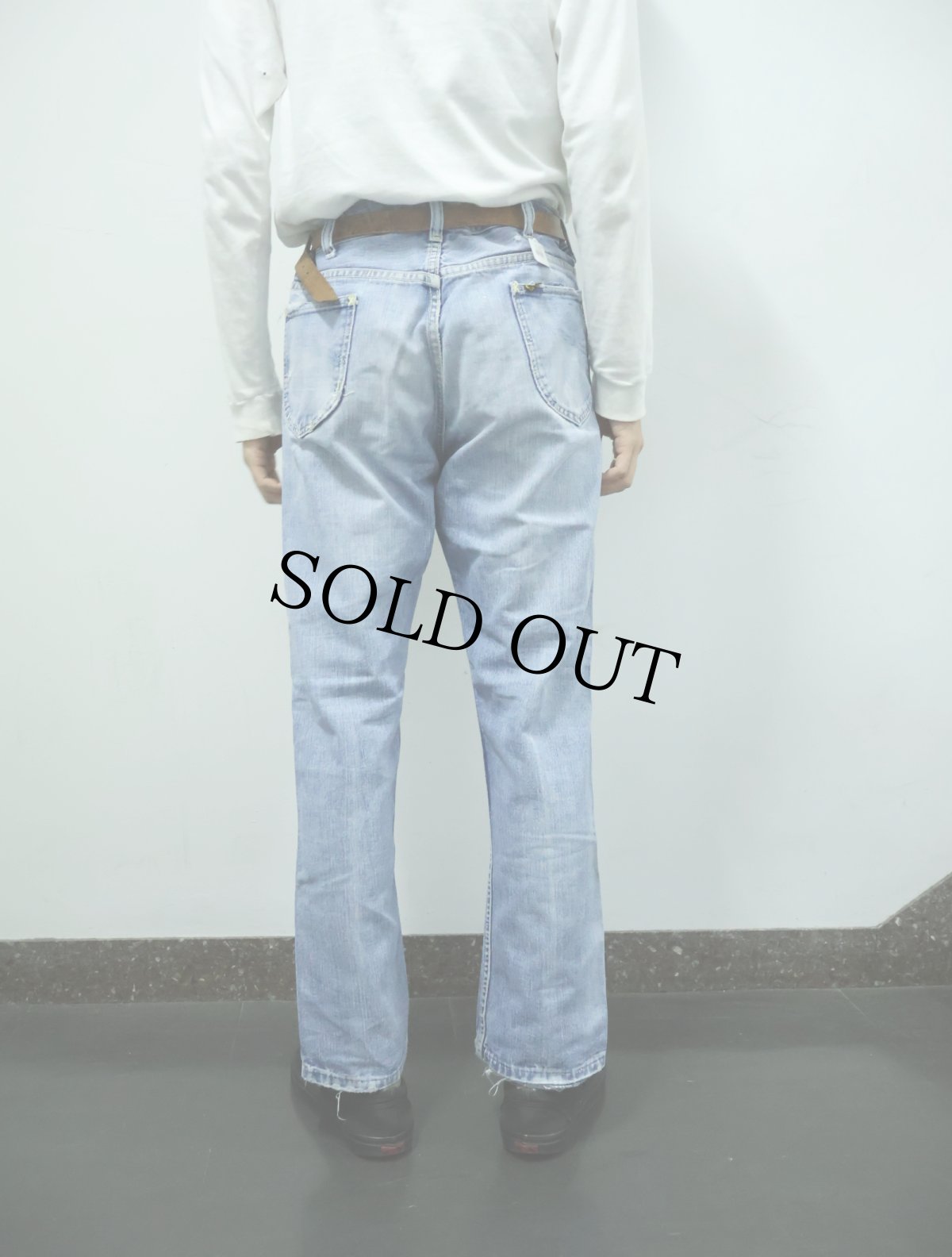 画像3: 70's Lee 200Z サイド黒 デニムパンツ W32 (3)