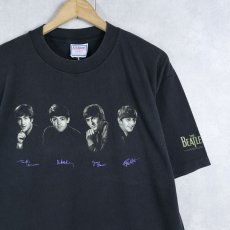 画像1: 90's THE BEATLES USA製 ロックバンドTシャツ BLACK L (1)