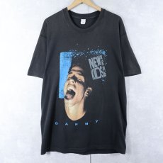 画像1: 80's New Kids On The Block "DANNY" ボーイズバンドメンバープリントTシャツ BLACK  (1)