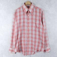 画像1: 70's McGREGOR USA製 チェック柄 シャツ M (1)