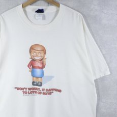 画像1: 2000's Snickers Cruncher お菓子メーカー プリントTシャツ XL (1)