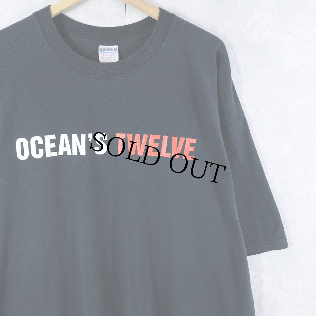 画像1: OCEAN'S TWELVE クライム映画プリントTシャツ BLACK XL (1)