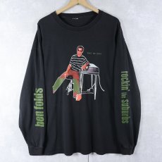 画像1: 2000's BEN FOLDS ロック・ミュージシャン ツアープリントロンT BLACK (1)