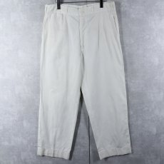 画像1: 〜60's コットンワークパンツ W34 (1)