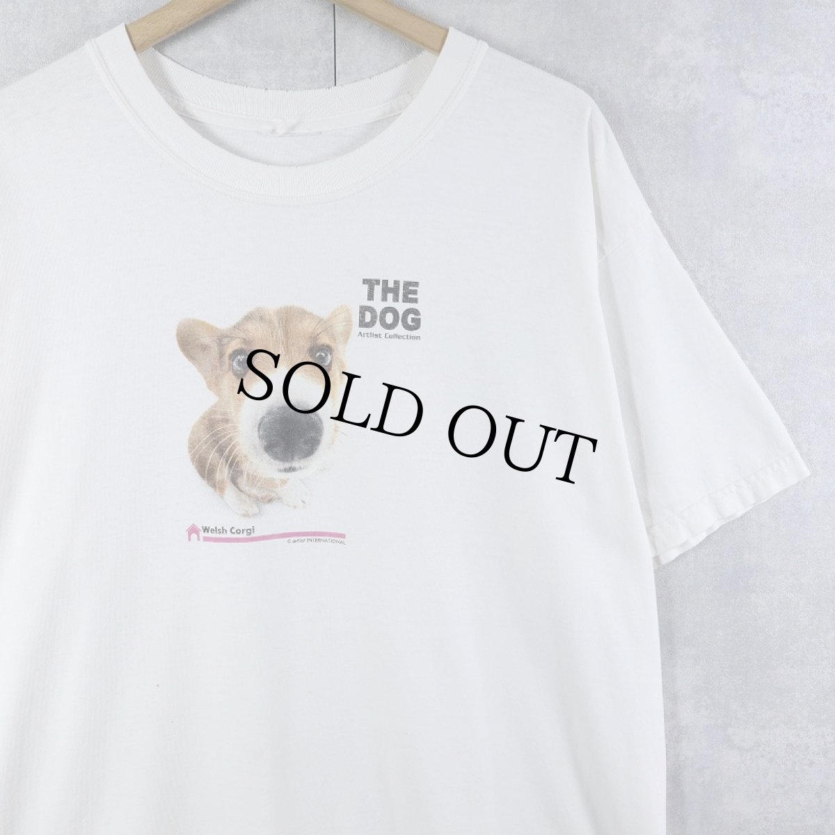画像1: THE DOG Artlist Collection "Welsh Corgi" 犬プリントTシャツ (1)