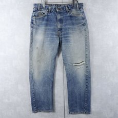 画像2: 90's Levi's 505 USA製 "REGULAR FIT STRAIGHT LEG" デニムパンツ W36 (2)