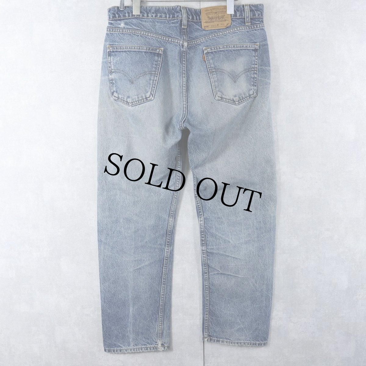 画像3: 90's Levi's 505 USA製 "REGULAR FIT STRAIGHT LEG" デニムパンツ W36 (3)