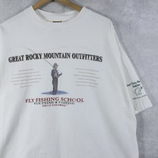 画像1: 90's ORVIS USA製 "GREAT ROCKY MOUNTAIN OUTFITTERS" フィッシングTシャツ L (1)