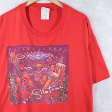 画像1: 2000 SANTANA ラテンロックバンドTシャツ XL (1)