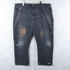 画像4: Dickies ペンキペイント ダックペインターパンツ BLACK W45 (4)