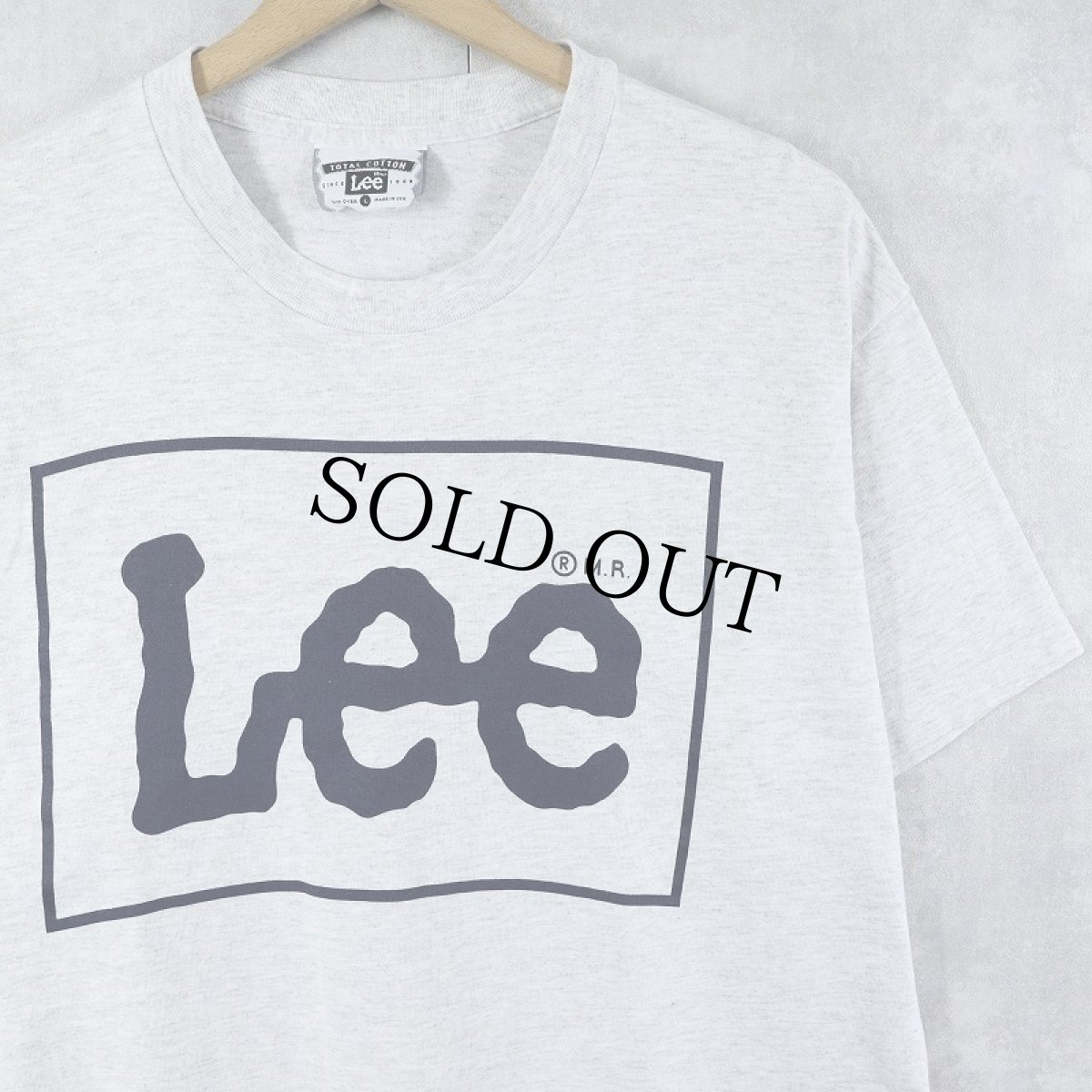画像1: 90's Lee USA製 ロゴプリントTシャツ L (1)