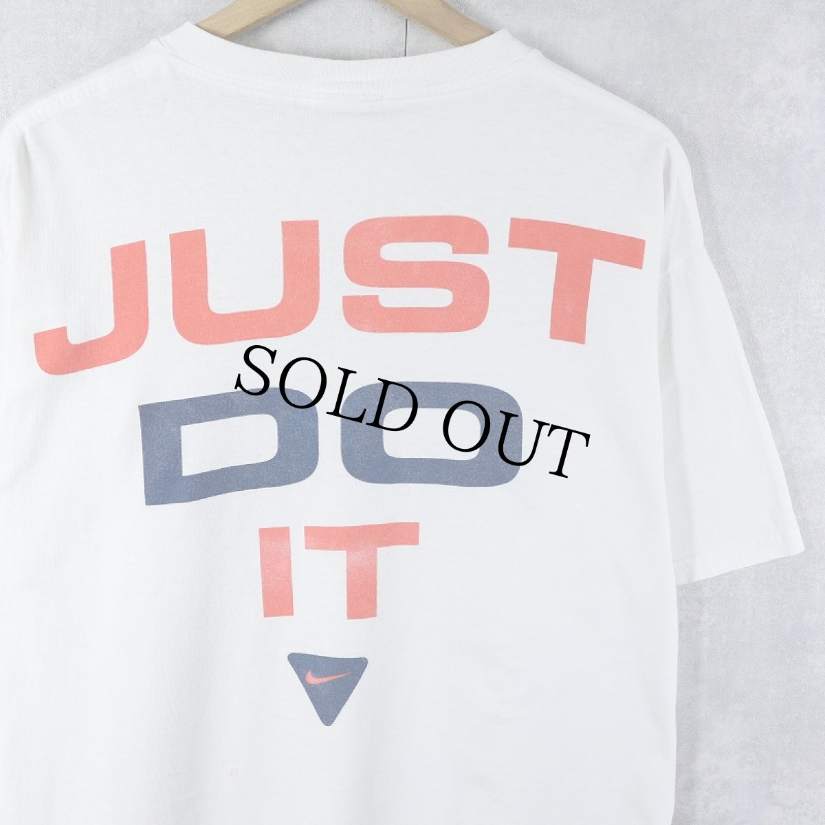画像2: 90〜2000's NIKE "JUST DO IT" ロゴプリントTシャツ M (2)