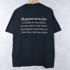 画像2: "HOLY BIBLE" ジーザスプリントTシャツ L (2)
