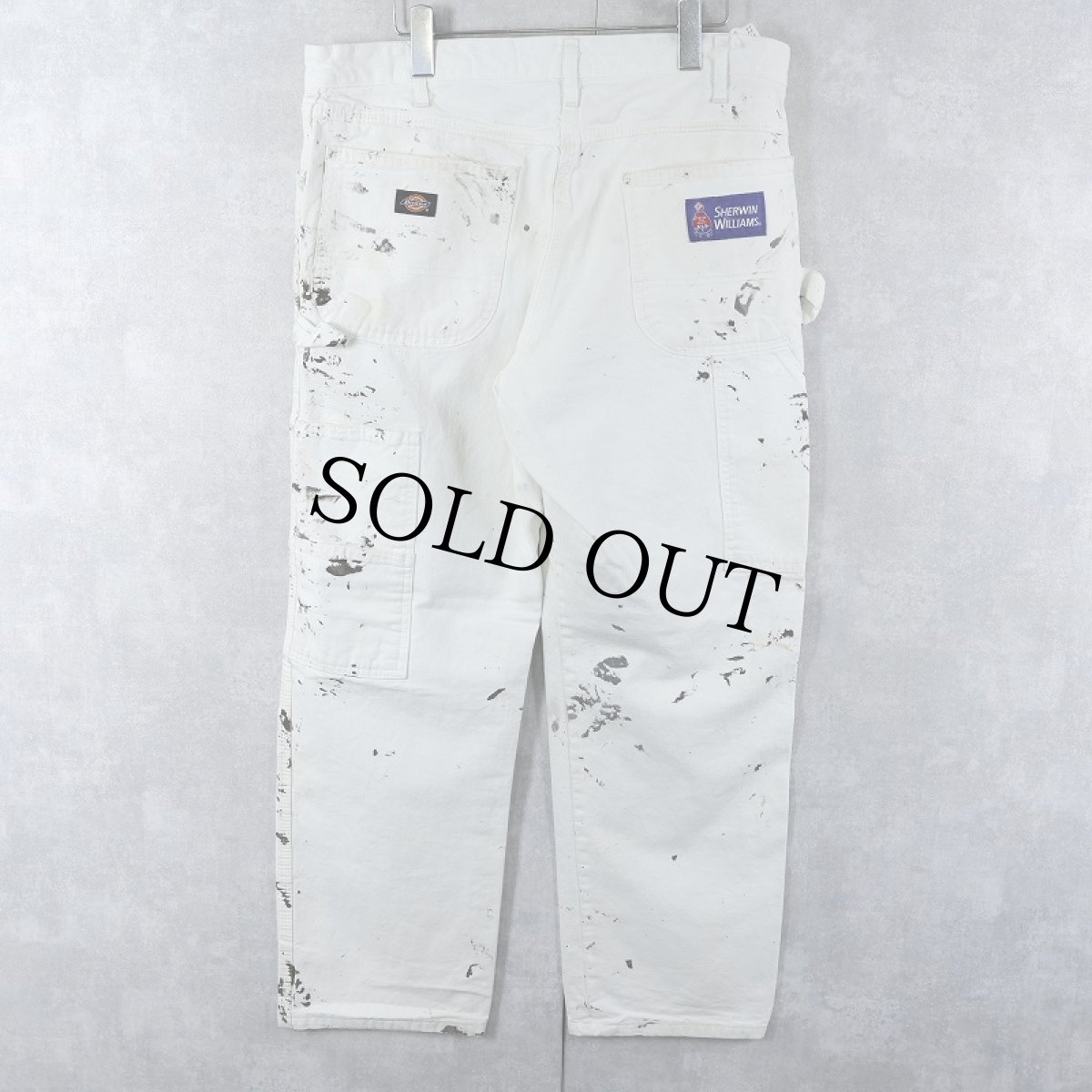 画像2: Dickies × SHERWIN WILLIAMS ペンキペイント ペインターパンツ W35 (2)
