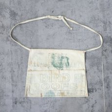 画像1: VINTAGE "BIRD ROOFS" キャンバスツールエプロン (1)