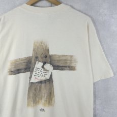 画像1: "Gone to see Dad..." ジーザスプリントTシャツ L (1)
