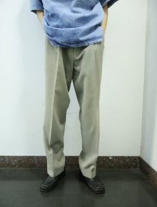 画像2: BURBERRY 2タックスラックス W34 (2)