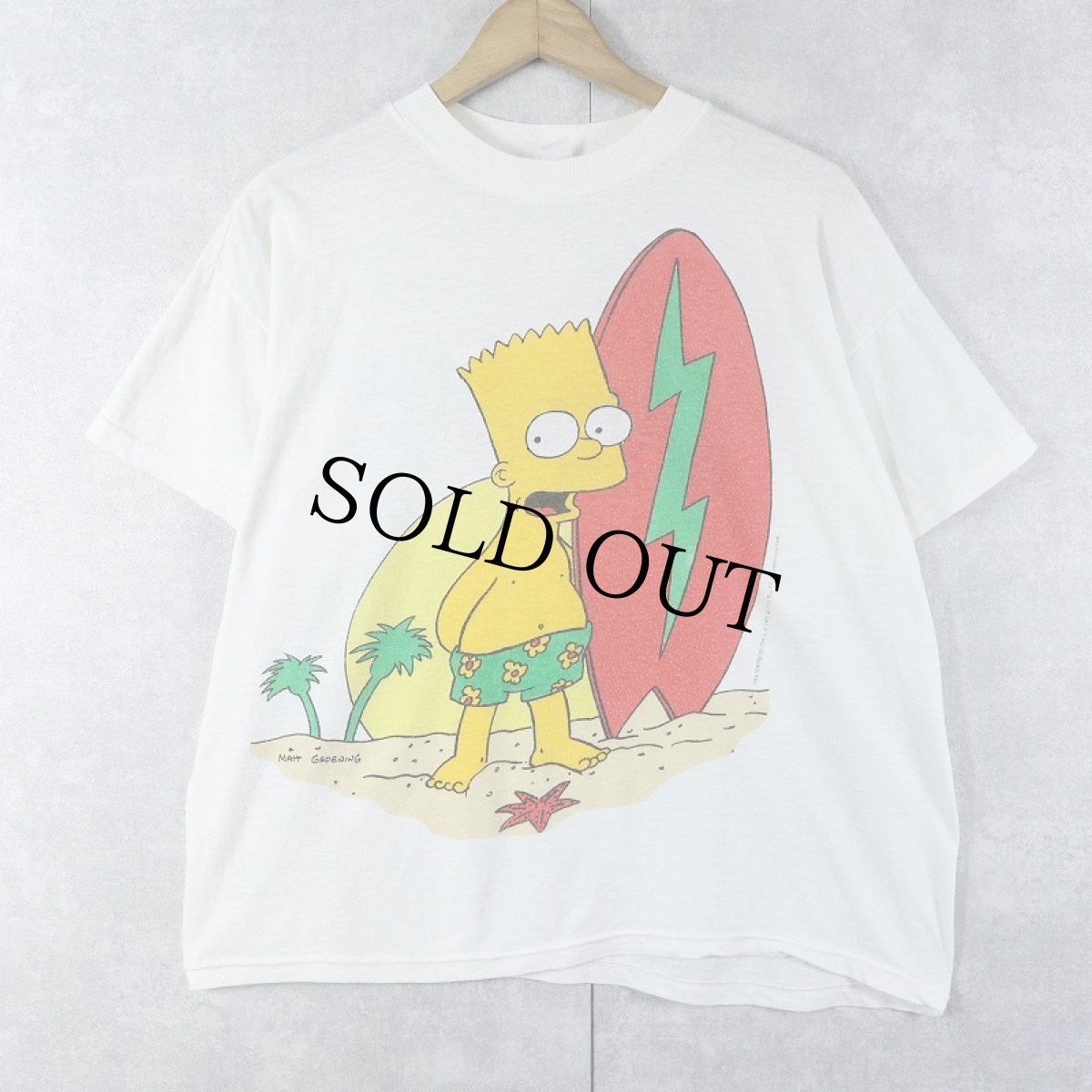 画像1: 90's THE SIMPSONS "BART" キャラクタープリントTシャツ  (1)
