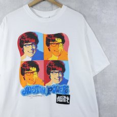 画像1: 90's Austin Powers "Andy Warhol" アートパロディ 映画プリントTシャツ XL (1)