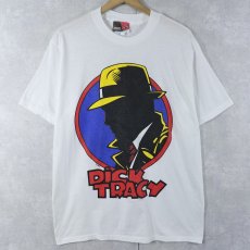 画像1: 90's DIVISION USA製 "DICK TRACY" キャラクタープリントTシャツ L (1)