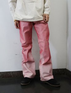 画像3: Just Cavalli ITALY製 グラデーションカラー フレアパンツ W33 (3)
