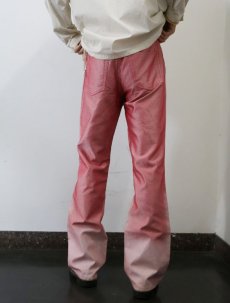 画像4: Just Cavalli ITALY製 グラデーションカラー フレアパンツ W33 (4)