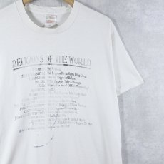 画像1: 90's USA製 "RELIGIONS OF THE WORLD" ジョークプリントTシャツ M (1)