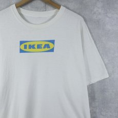 画像1: IKEA 企業ロゴプリントTシャツ (1)