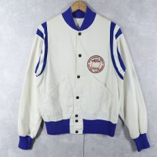 画像1: 80's パッチ付き コットンスタジャン SIZE38 (1)