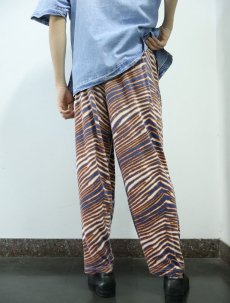 画像3: 90's ZUBAZ ゼブラ柄 コットンポリイージーパンツ S (3)