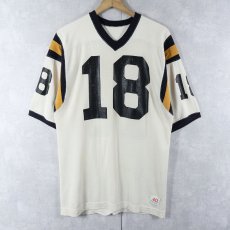 画像1: 70's CHAMPION PRODUCTS INC USA製 "18" ナンバリング フットボールTシャツ SIZE40 (1)