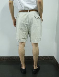画像3: CASUALS 2タックコットンショーツ W37 (3)
