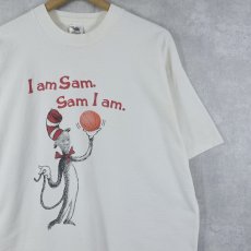 画像1: 90's USA製 Sam Cassell "I am Sam. Sam I am." NBA選手 キャラクターパロディプリントTシャツ XL (1)