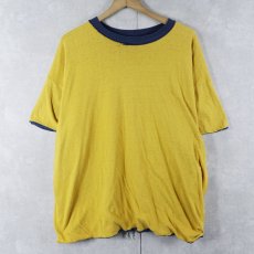 画像2: 〜70's ダブルフェイス リバーシブルTシャツ NAVY (2)